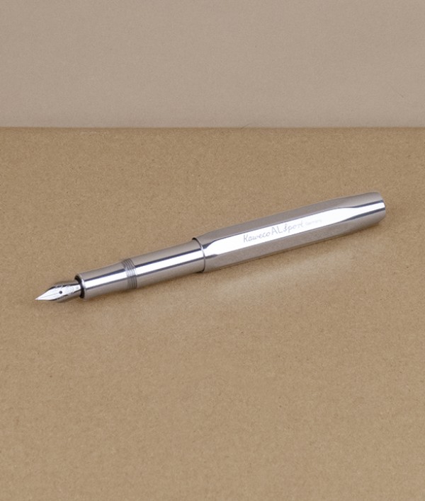 Kaweco AL Sport Fountain Pen, Raw Silver