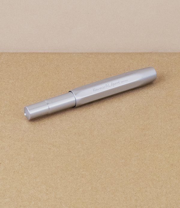 Kaweco AL Sport Fountain Pen, Silver Satin