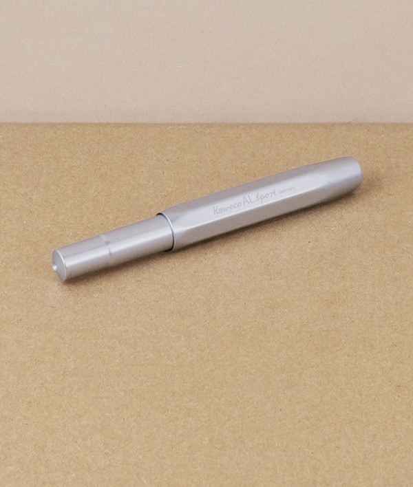 Kaweco AL Sport Fountain Pen, Silver Satin