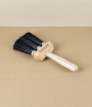 English Hog Bristle Three-Ring Dusting Brush