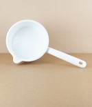 Austrian Enamel Saucepan, White