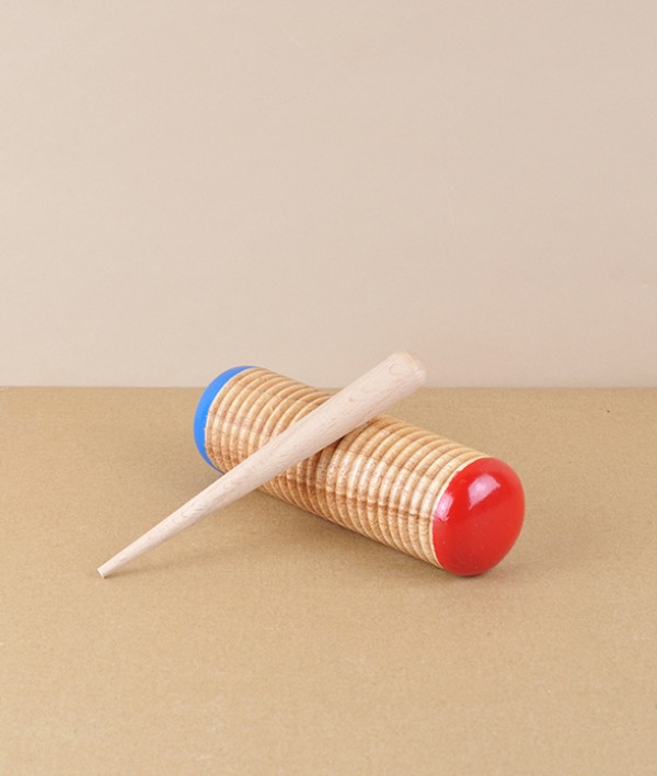 Wooden Guiro percussion instrument