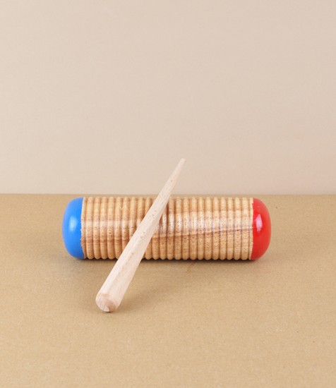 Wooden Guiro percussion instrument