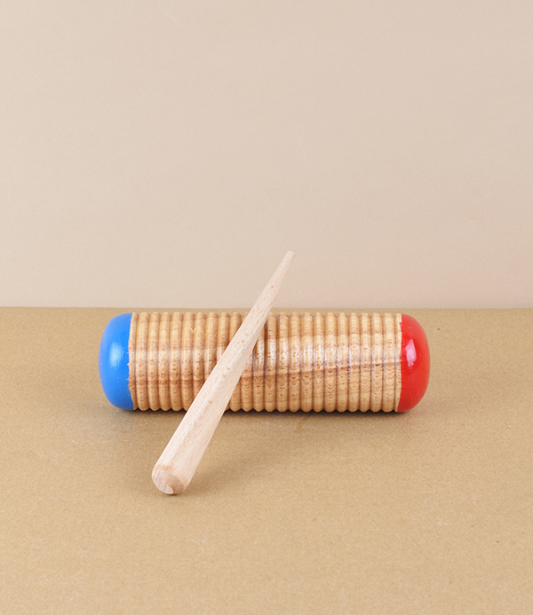 Wooden Guiro percussion instrument