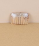 Hand Made Ox Horn Hair Grip, Fine Toothed