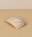 Hand Made Ox Horn Hair Grip, Fine Toothed