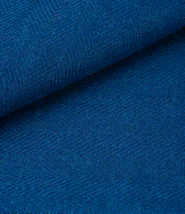 Espina de Pescado Alpaca Throw, Marine