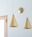 Sand Cast Brass 'I-Hada' Wall Clock