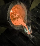 Sand Cast Brass 'I-Hada' Wall Clock