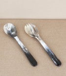 Hand Made Ox-Horn Salad Servers, Small