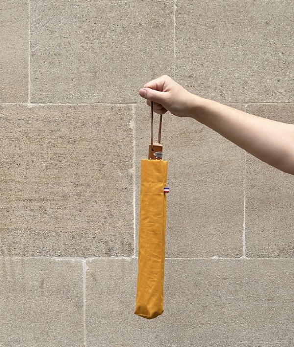 French Compact Umbrella, New Yellow