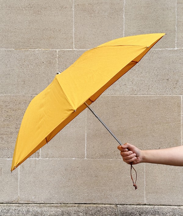 French Compact Umbrella, New Yellow