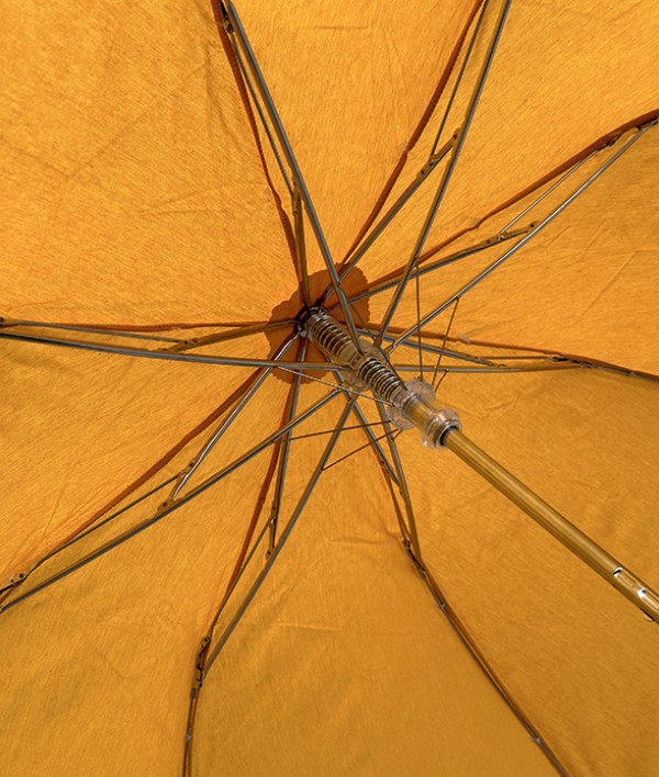 French Compact Umbrella, New Yellow