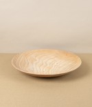 Hand-Turned Hardwood Dish, 10 inches