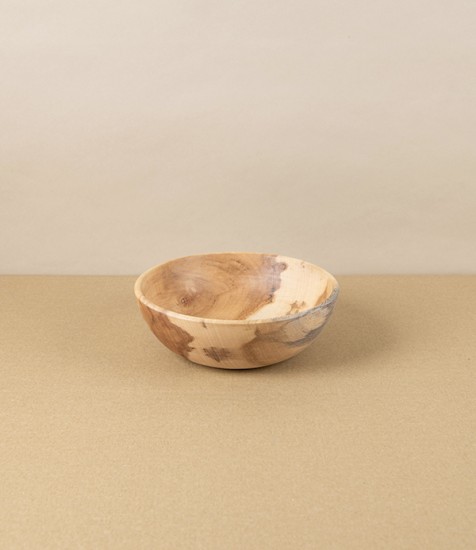 Hand-Turned Hardwood Bowl, 6 inches