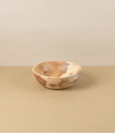 Hand-Turned Hardwood Bowl, 6 inches