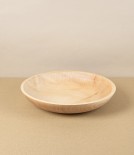 Hand-Turned Hardwood Pasta Dish, 9 inches