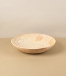 Hand-Turned Hardwood Pasta Dish, 9 inches