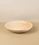 Hand-Turned Hardwood Pasta Dish, 9 inches