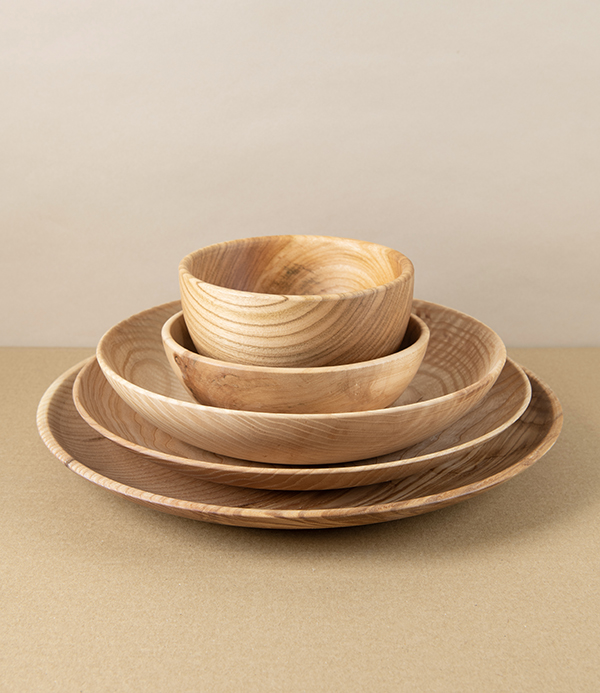 Hand-Turned Hardwood Bowl, 6 inches