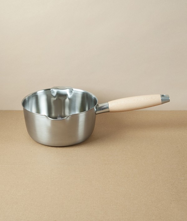 Aikata Stainless Steel Milk Pan, 16cm