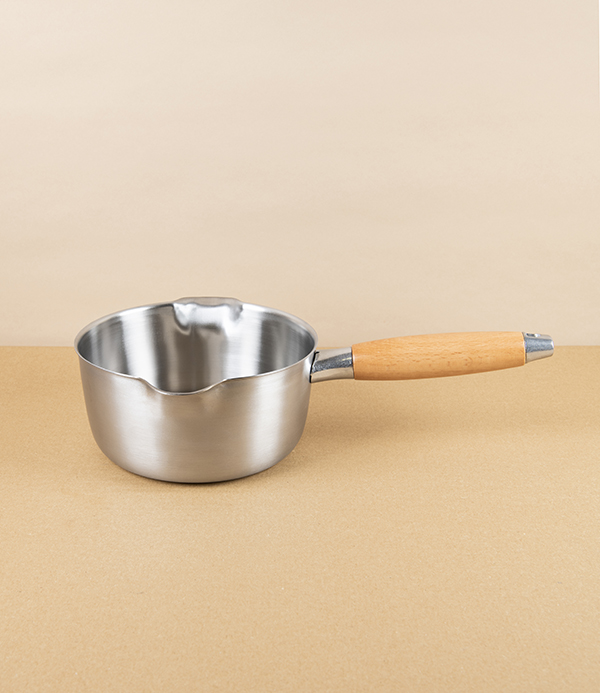 Aikata Stainless Steel Milk Pan, 16cm