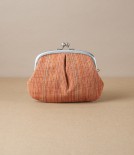 Aizu cotton coin purse, Japan, Earthy Red