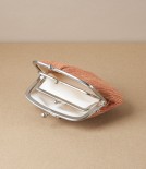Aizu cotton coin purse, Japan, Earthy Red