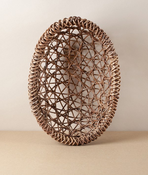 Japanese Akebia Vine Basket, Oval