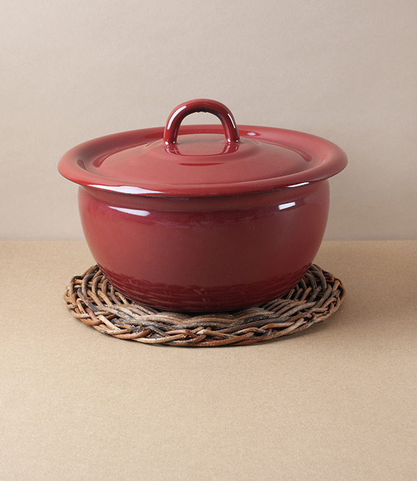 Aomori Akebia hand woven pot mat, 18cm