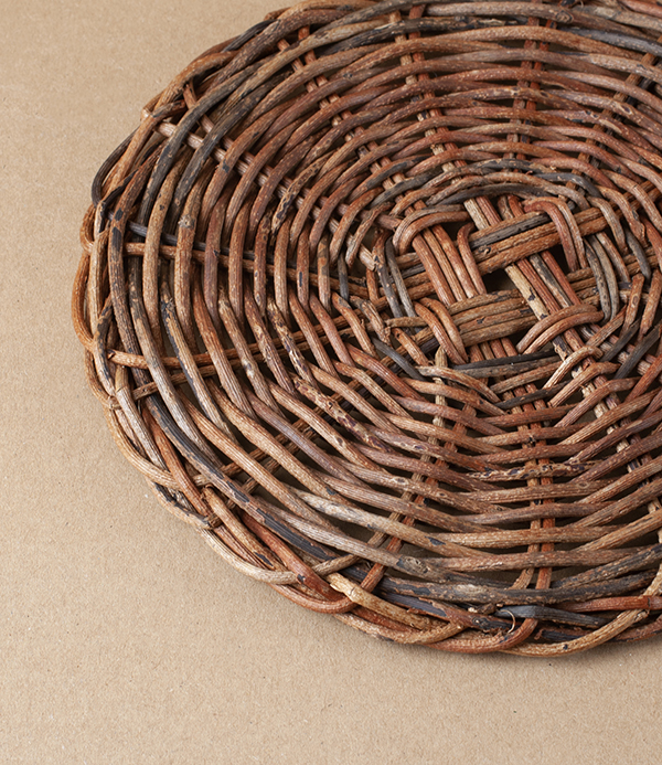 Aomori Akebia hand woven pot mat, 18cm