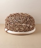 Japanese Akebia Vine & Rattan Basket, Round