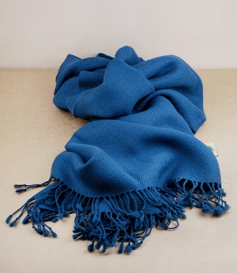 Espina de Pescado, 100% alpaca scarf, teal