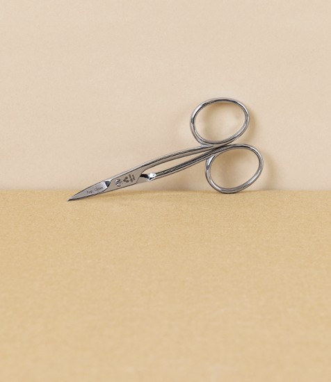 Alpen Italian Cuticle Scissors, Stainless Steel, with Leather Sheath