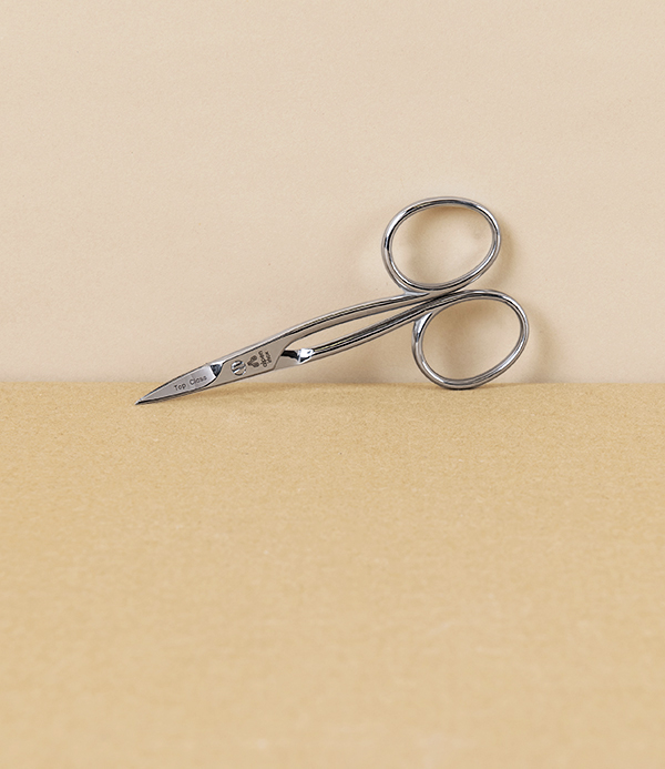 Alpen Italian Cuticle Scissors, Stainless Steel, with Leather Sheath