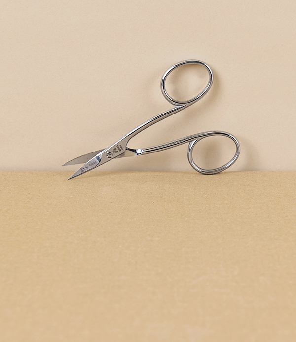 Alpen Italian Cuticle Scissors, Stainless Steel, with Leather Sheath