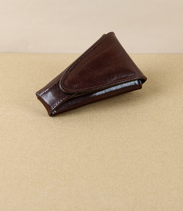 Alpen Four-Piece Pocket Manicure Set in Leather Case
