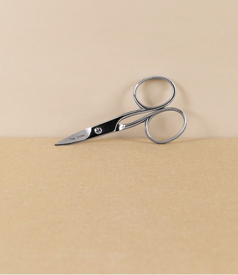 Alpen Italian Nail Scissors, Stainless Steel, with Leather Sheath