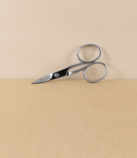 Alpen Italian Nail Scissors, Stainless Steel, with Leather Sheath
