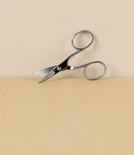 Alpen Italian Nail Scissors, Stainless Steel, with Leather Sheath