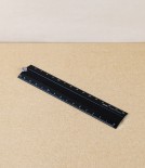 Aluminium Folding Desk Ruler, Black