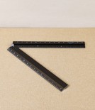 Aluminium Folding Desk Ruler, Dark Brown