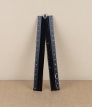 Aluminium folding desk ruler, Black