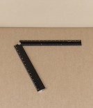 Aluminium folding desk ruler, Black