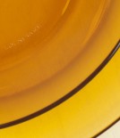 Duralex amber dinner plate, 23.5cm