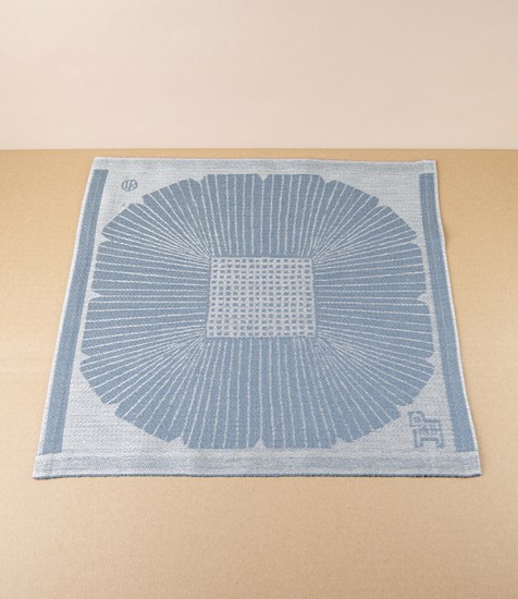 Finnish Linen ‘Anemone’ Centrepiece, Dora Jung, Blue