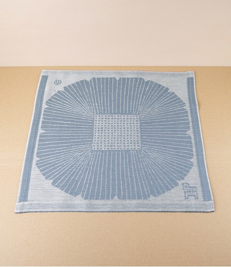 Finnish Linen ‘Anemone’ Centrepiece, Dora Jung, Blue