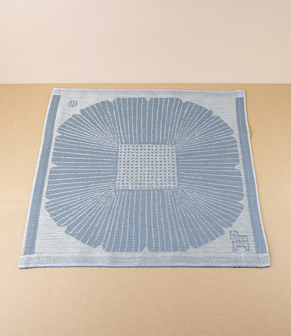 Finnish Linen ‘Anemone’ Centrepiece, Dora Jung, Blue