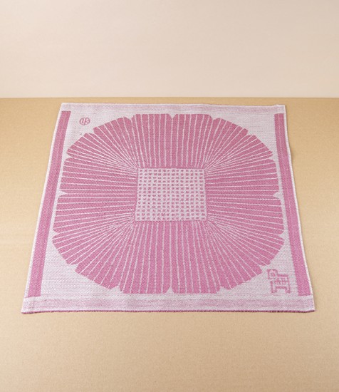 Finnish Linen ‘Anemone’ Centrepiece, Dora Jung, Rose