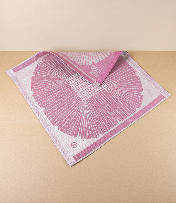 Finnish Linen ‘Anemone’ Centrepiece, Dora Jung, Rose